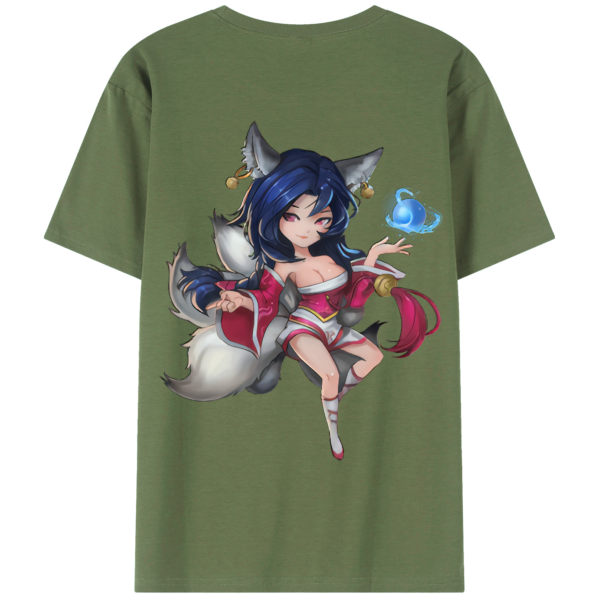 （画像用） リーグ・オブ・レジェンド League of Legends LOL 綿100％ メンズ半袖Tシャツ（バックプリント） 通気性